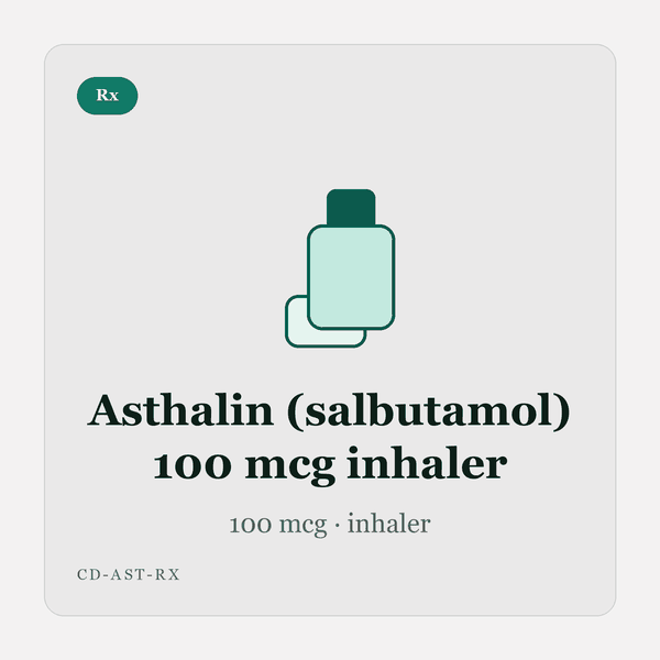 Asthalin (salbutamol) 100 mcg inhaler